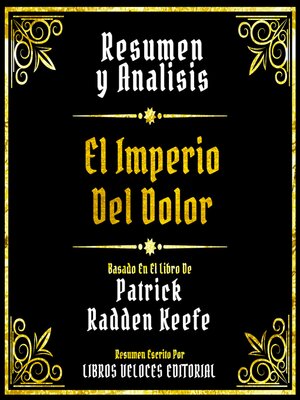 cover image of Resumen Y Analisis--El Imperio Del Dolor